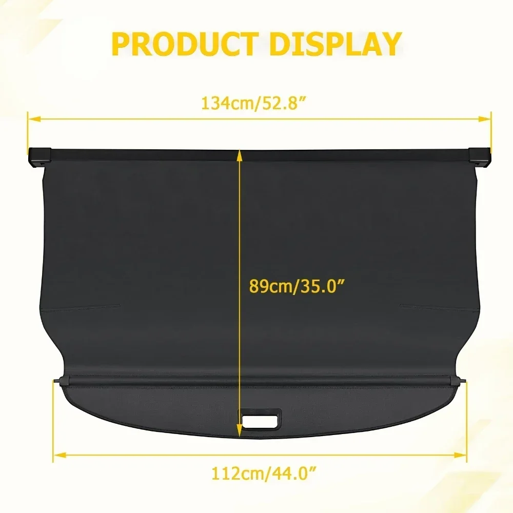 현대 투싼 후방 트렁크 화물 커버, 2016-2025 개폐식 커튼, 후방 화물 보관 랙, 수하물 프라이버시 보안 실드