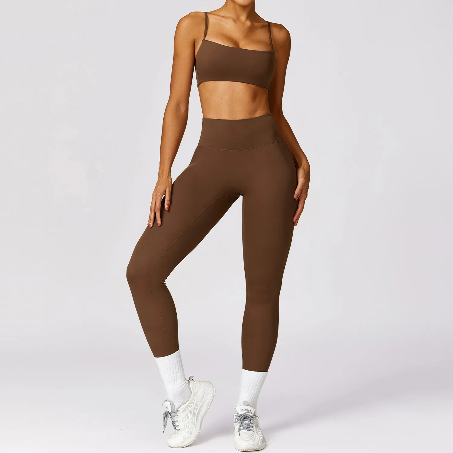 New Women Pilates Tracksuit Yoga Sport Suits Sexy Quick Dry Women Beauty Back Sports Bra Athletic Wear Gym Leggings Fitness Sets 3
