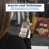 Smart Countertop Microwave Oven,Complete with Scan-to-Cook Technology and Wifi Connectivity,0.9 Cubic Feet Capacity, 900 Watts 2