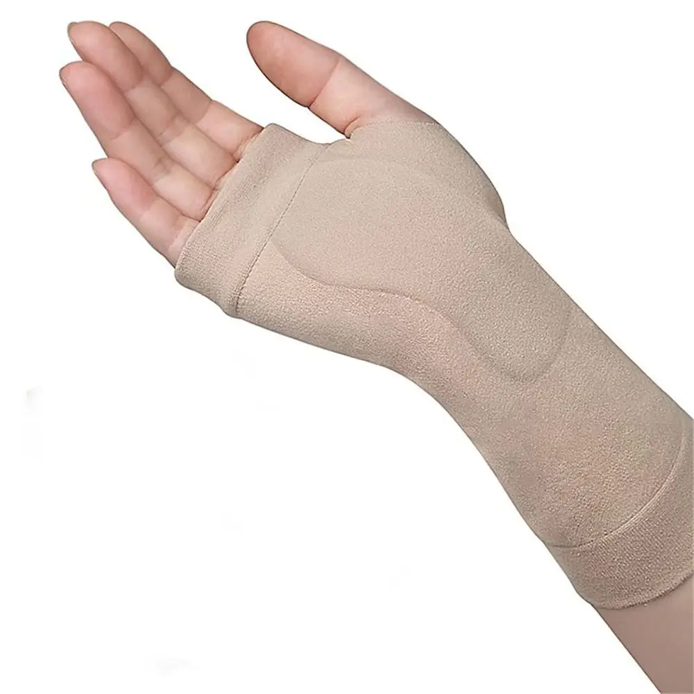 Universal Soft Wrist Thumb Support with Soft Gel Pads Elastic Palm Compression Sleeves Breathable Wristband