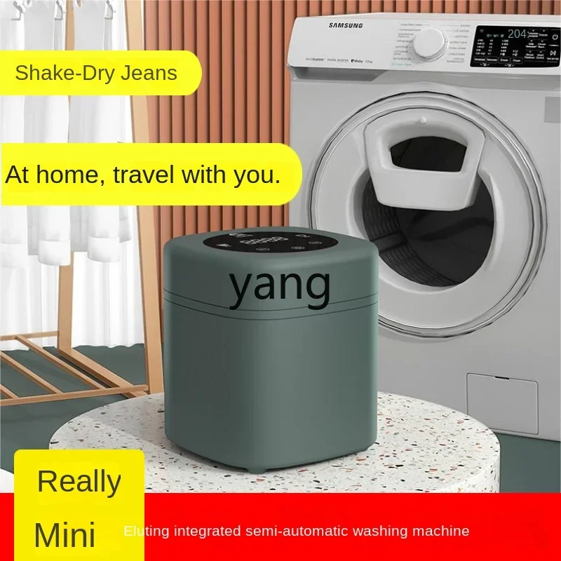 Yjq Mini Underwear Washing Machine High-Speed Dehydration Laundry-Drier Portable Self-Driving Travel Disinfection