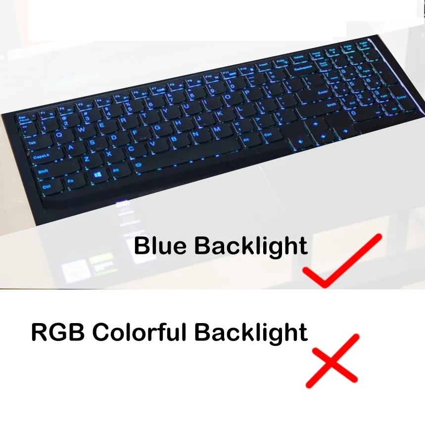 Teclado Retroiluminado Azul para Lenovo Legion Eua Espanhol Nórdico Checo Checo Francês Eua Espanhol Checo Checo Francês 517arh05h 15ach6 15ach6a - Imagem 2