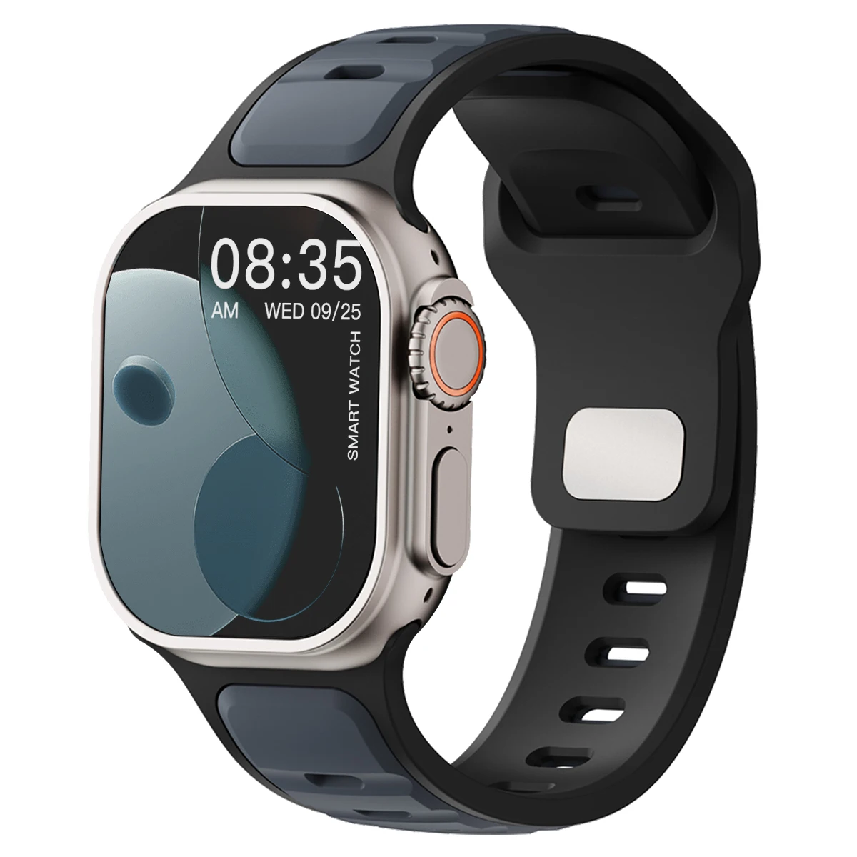 ตัวเลือกสินค้า สายซิลิโคนกันน้ำสำหรับ Apple Watch หลายรุ่น 40-49 มม.