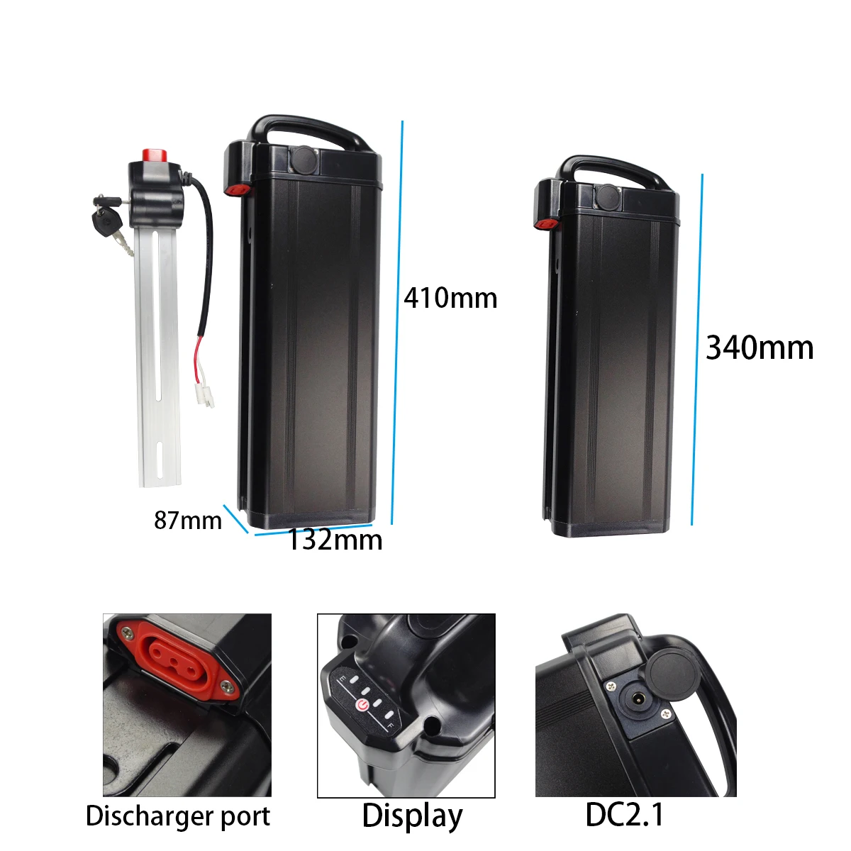 Engwe Vivi Z8 48V 52V 20Ah 24Ah 25Ah 30Ah Wallke H6 Fiido T1 L3 Heybike Snapcycle Pegasus E-Bike Sostituzione Bici Elettrica