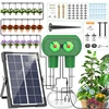 Solar irrigation system, split type dual pump drip irrigation kit, DIY garden courtyard outdoor solar simple watering device 1
