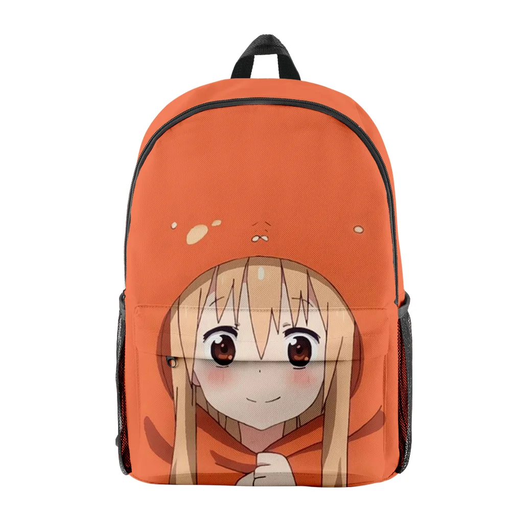 

Харадзюку популярный Himouto! Рюкзак для ноутбука с 3D принтом, водонепроницаемый, для мальчиков и девочек