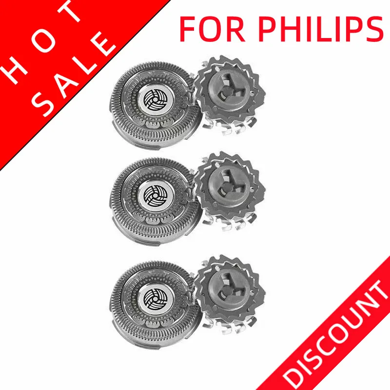 3PCS For Philips S9000 series electric shaver RQ12+ accessories head blade S8000 for SH90 sh70 replace shaver head for philips series 7000 9000 rq10 rq11 rq12 1250x sh90 52 sh90 70 s9711 s9511 s9111 s9000 razor blade