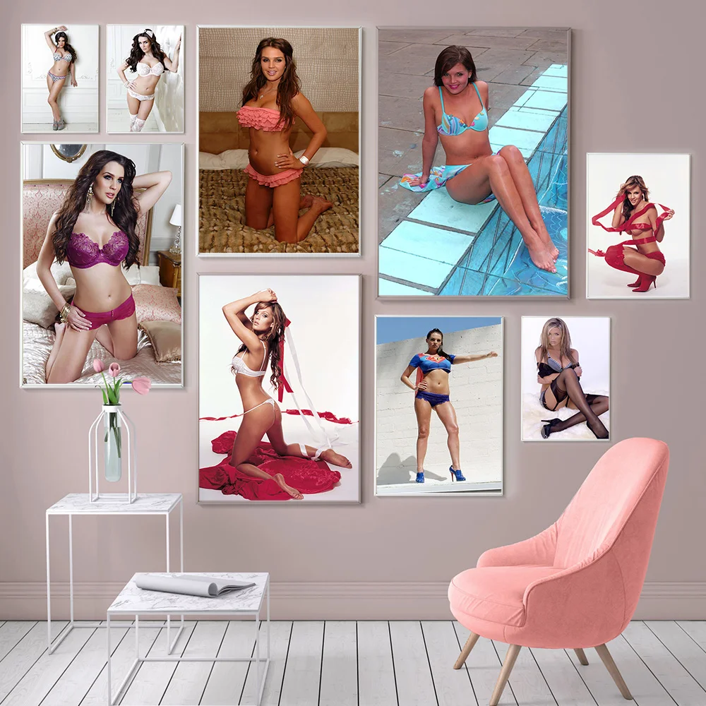 

Danielle Lloyd Star Poster Sexy Model Actress Photo Modern Art Print Wall Picture Decor Canvas Painting