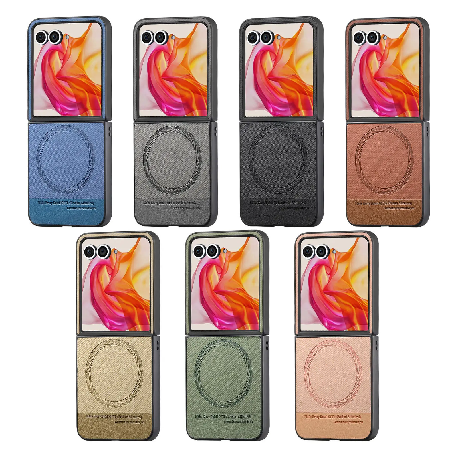Magnetic Fabric Texture Shockproof Case with Magsafe Compatibility