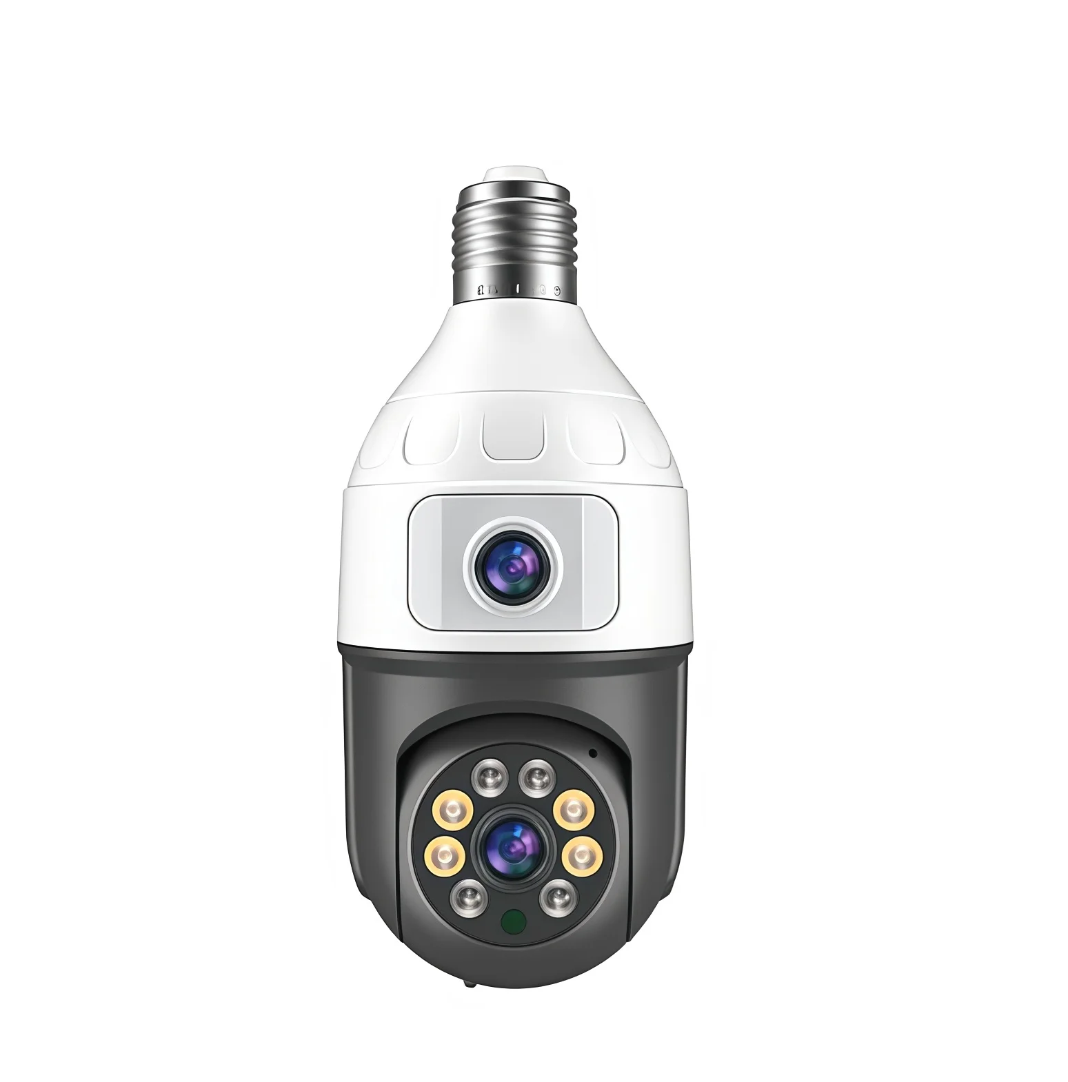 4MP Bulb E27 Dual Lens 360 Indoor Baby Surveillance Camera Home Smart Ip CCTV Night Vision Video Onvif Wifi Monitor Camera Icsee 2