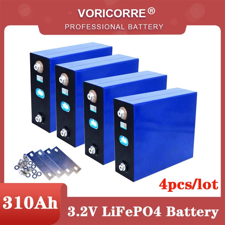 Lot Batterie Grade A 3.2V 280Ah LiFePO4 – Pour Trottinette, Solaire, 12V/24V – Neuf