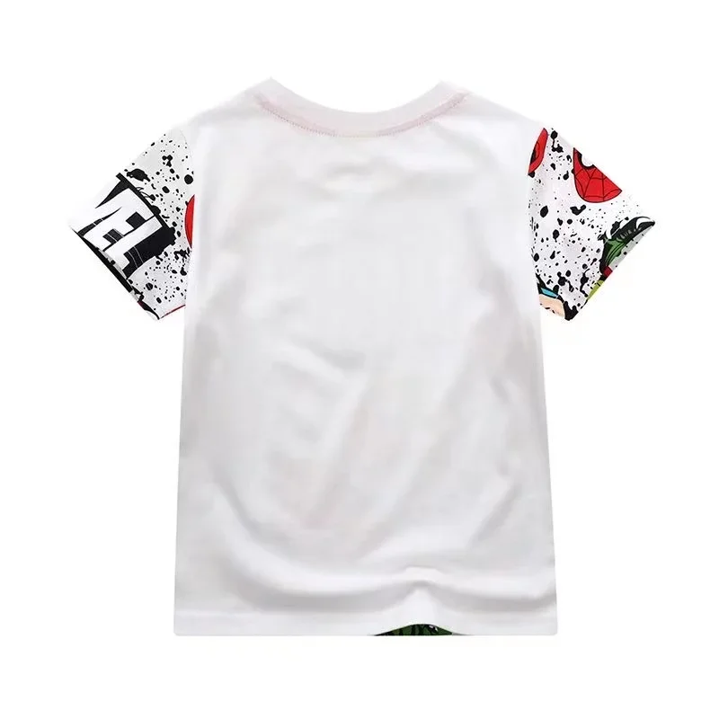 Children Tshirts Children Tops Summer Cartoon Avengers Spiderman Toy Story Print Baby Boys Short Sleeve T Shirt Kids Girls Cotton Clothes Children Tops Tees