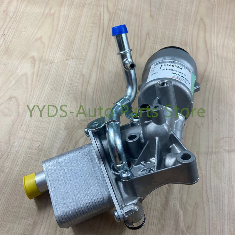 NEW 55566784 Engine Oil Cooler Oil Filter Assembly Aluminium For Chevrolet Cruze Sonic Trax Buick Encore 1.4L 650039 88179-91400