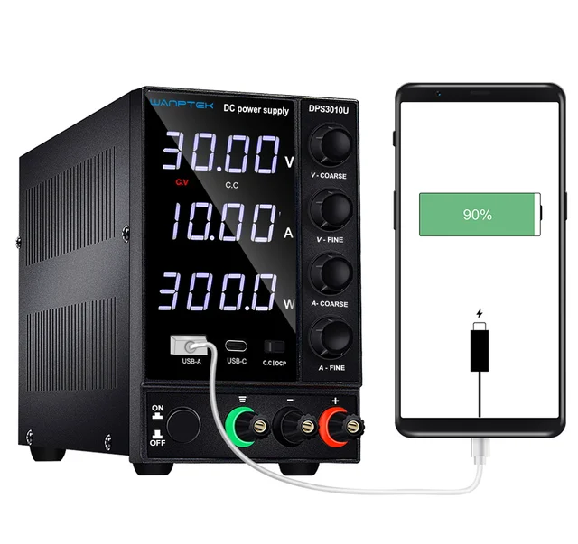Alimentation DC Laboratoire 30V 10A Réglable | Écran LED 4-Digits