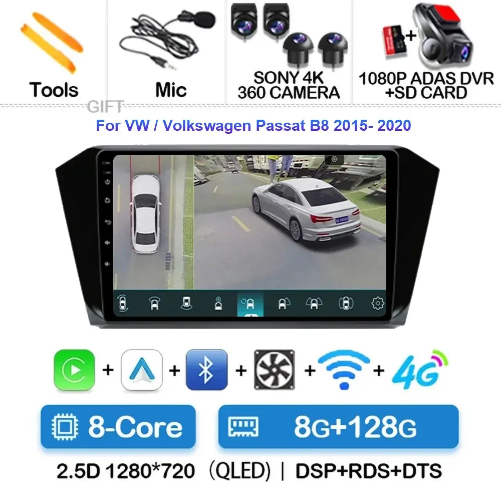 8G-128G 360 DVR