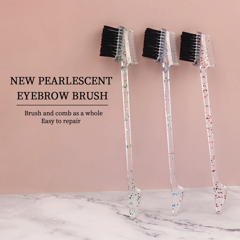 

Hairline Comb Control Double Sided Edge Hair Styling Comb Eyebrow Grooming Brush 3 In 1 Hairdressing Brush Accessories