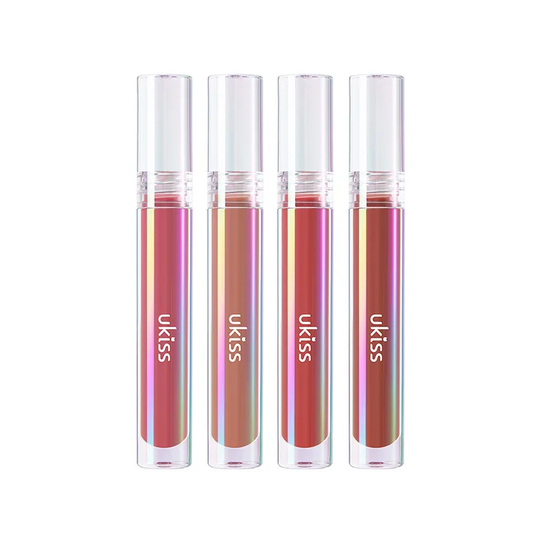 UKISS Water Essence Lip Gloss Mirror Watery Glaze Lip Stain Non-stick Cup Non-fading Glass Lips Lipstick Lip Clay Jelly Cosmetic 2