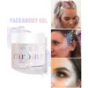Body Glitter I 6 Colors + Glitter Glue for Face Glitter Makeup, Hair, Eye & Fine Glitter Eyeshadow - Perfect for Halloween 3