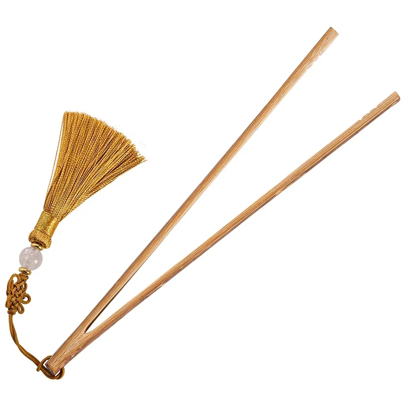 Anti-scalding Tea Cup Clips Kung Fu Set Accessories Leaf Tweezers Bamboo Clip Natural Root Single Sugar Tongs Teaware Kitchen