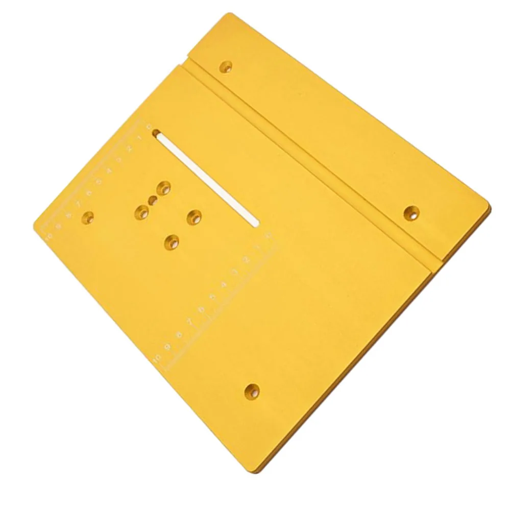 T60 Table Saw Panel 240*200*6mm Aluminum Router Table Insert Plate Saw Panel Circular Woodworking Workbench