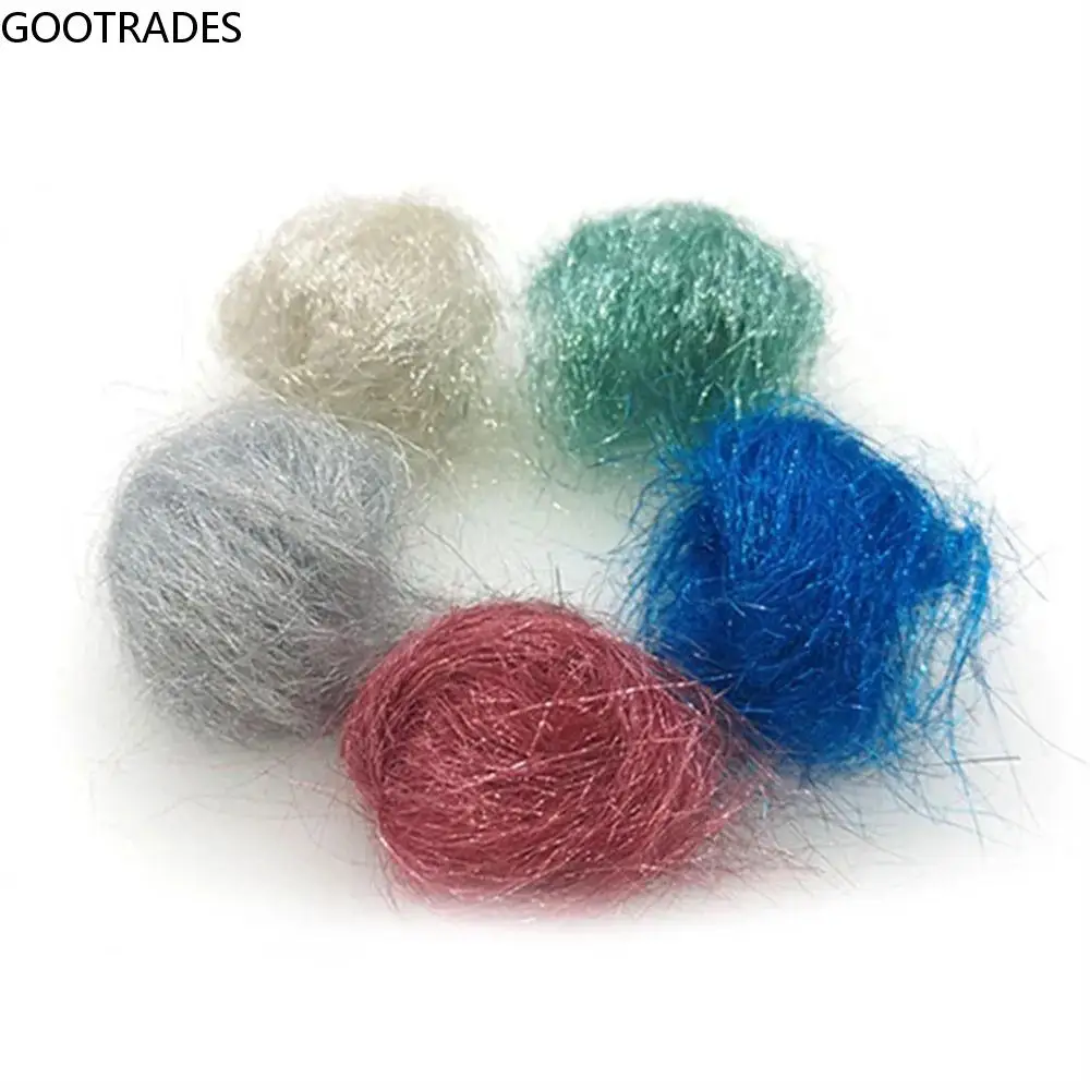 1 упаковка, тонкие синтетические волокна для вязания мушек 1 упаковка, тонкие синтетические волокна для вязания мушек