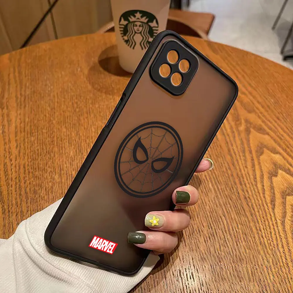 thumbnail image 1 of Funda mate para OPPO A97 A96 A95 A94 A93 A92 A92S A78 A74 A73 A72 A57 A55 A54 A53 A17 A16 4G 5G Logo Marvel Lron Spider-Aan, 1 of 5