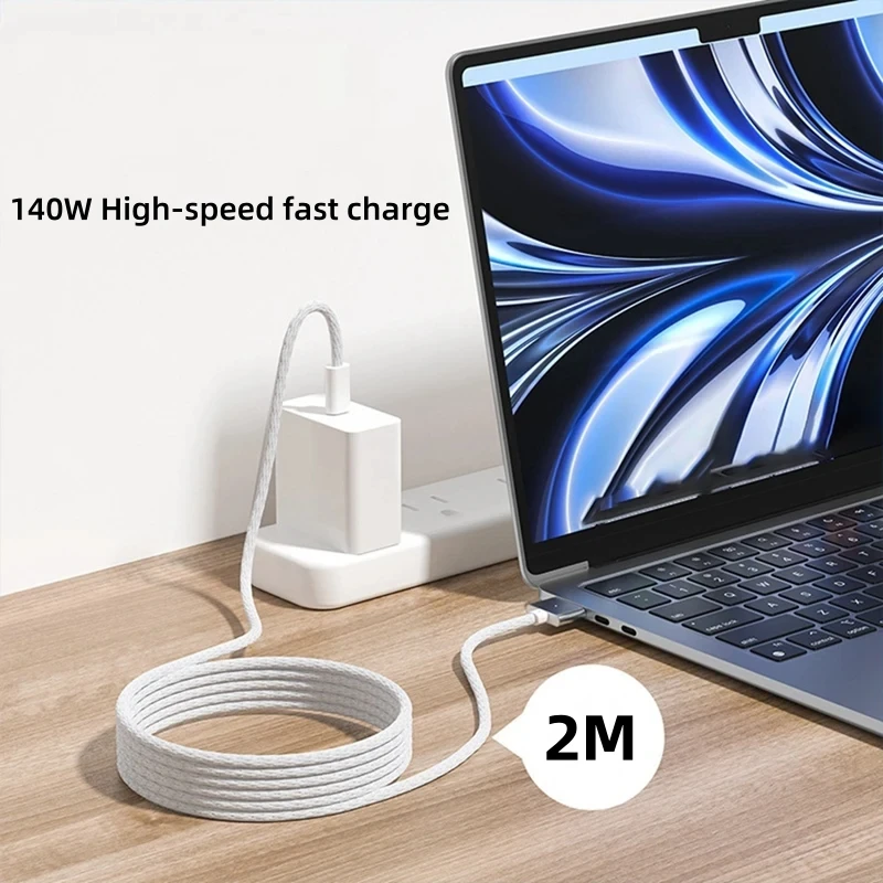 140W PD 3.1 Fast Charge Magnetic Cable USB Type C to MagSafe 3 for Macbook Pro 14 16 Air M2 Mac MagSafe 3 Charger Wire