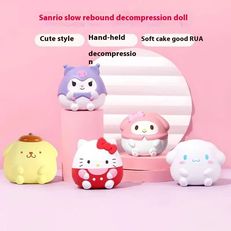 

10cm Sanrio Slow Rebound Pinching Joy Decompression Toy Decompression And Release Ball Melody Jade Gui Dog Toy