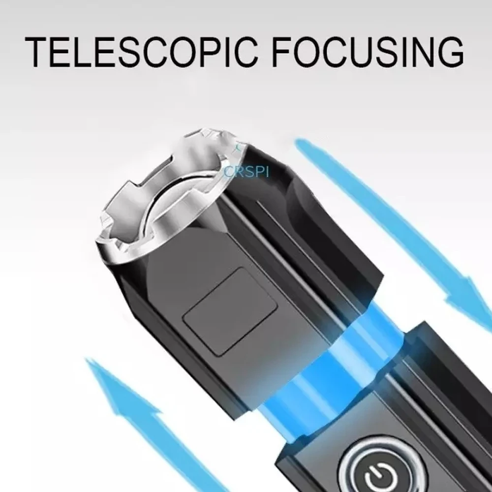 High Power Flash Light Portable Rechargeable Spotlights Rechargeable Led Flashlight Camping Ultra Powerful Flashlight Lamp Work led flashlight,camping lights,camping lamp,led work light,work light