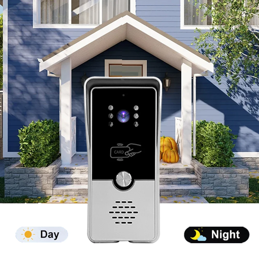 7-inch Video Intercom System Video Call Unlocking Surveillance Private House Doorbell Video Intercom 2