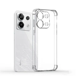 Shockproof Transparent Silicone Phone Case with Soft TPU Bumper for Redmi Note 12 Pro 5G