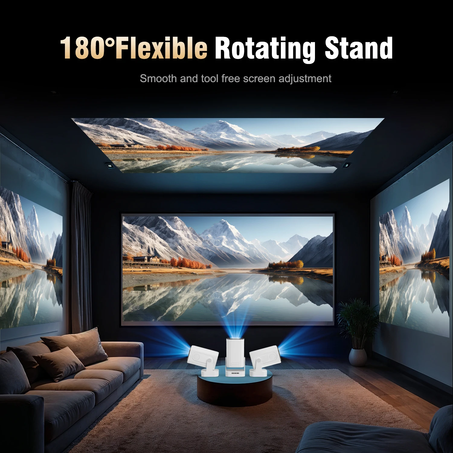 Magcubic HY310 التركيز التلقائي 4K HD جهاز عرض صغي...