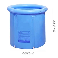 75*75cm Hot Tub and Jacuzzi Outdoor Inflatable Portable Bathtub for Adults Soaking Bath Tub SAP 1