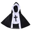 Funny Halloween Cat Cosplay Costumes Dress Up Party Kitten Jesus Nun Clothes for Small Medium Dogs Cats Puppy Pet Accessories 2