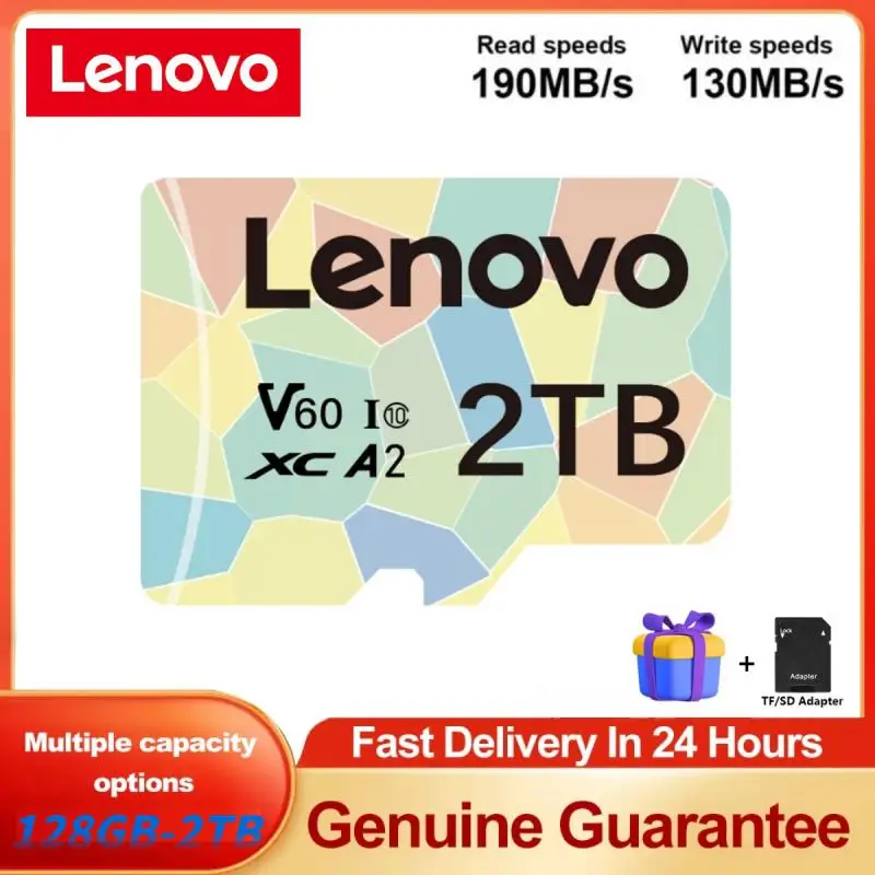 Scheda Di Memoria Lenovo Scheda Sd Classe 10 Da 128Gb A2 64Gb Schede Flash Di Velocità 1Tb 2Tb Scheda Tf Scheda Sd Scheda Sd Da 256Gb Per Fotocamera D