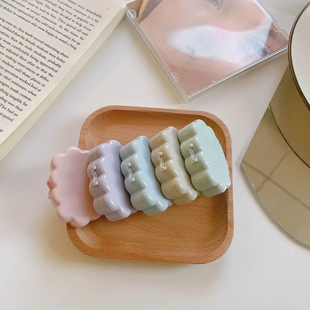 

Cosmetic Boxes Clouds Wave Lens Container Girls Plastic Eyewear Cases Korean Style Glasses Case Women Contact Lens Case