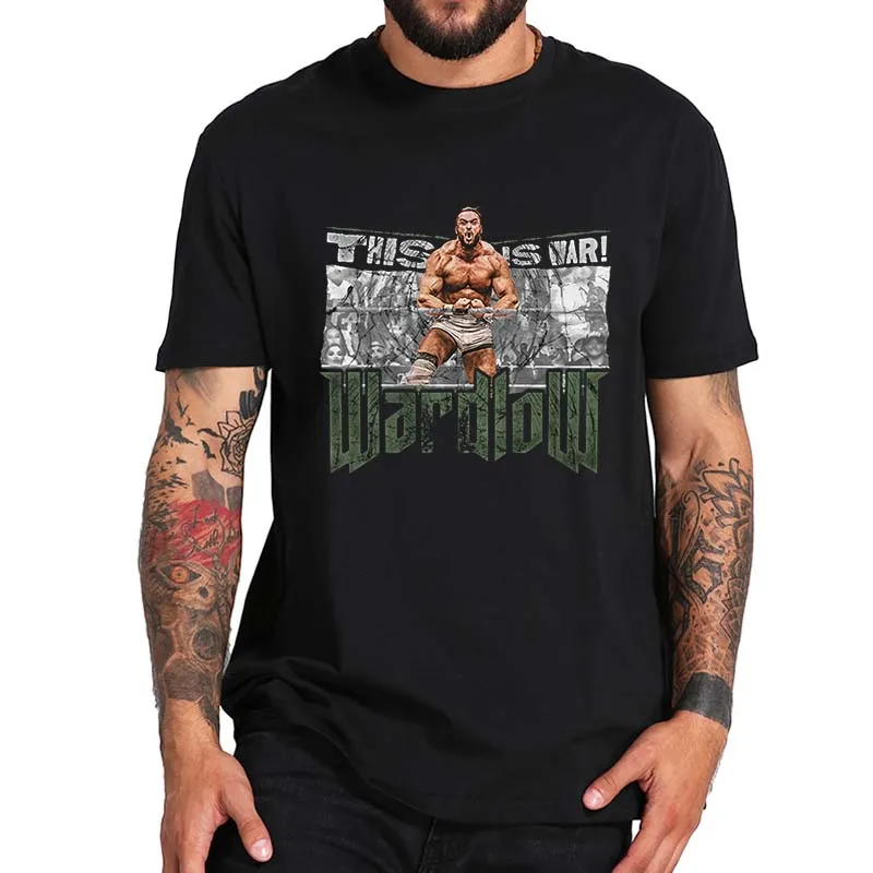 

Wardlow This Is War T Shirt 2022 New Professional Wrestling Men's Tshirt 100% Cotton Oversized Tops Tee