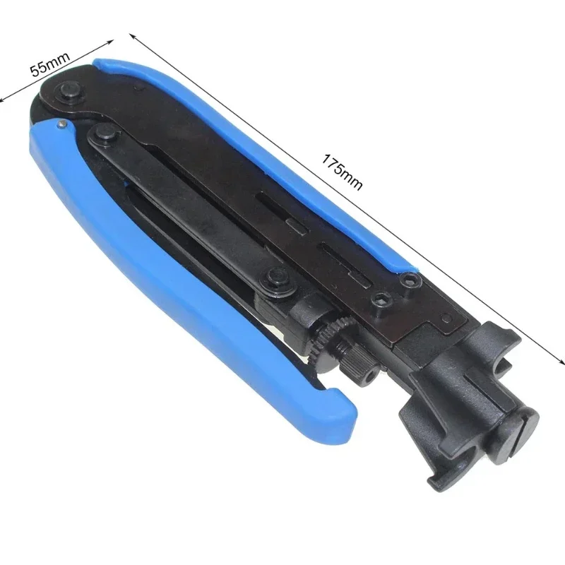 Robust Coaxial Cable Crimper for F Connector RG6 RG11 RG59 Adjustable Compression Tool for Home Theater And CCTV Installation 5