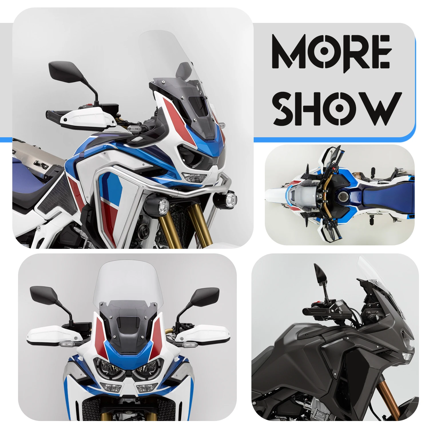 혼다 CRF1100L 아프리카 트윈 어드벤처 스포츠 2020-2024용 핸드가드, 혼다 XADV750 2021-2025용 핸드 가드 스크린 쉴드 커버