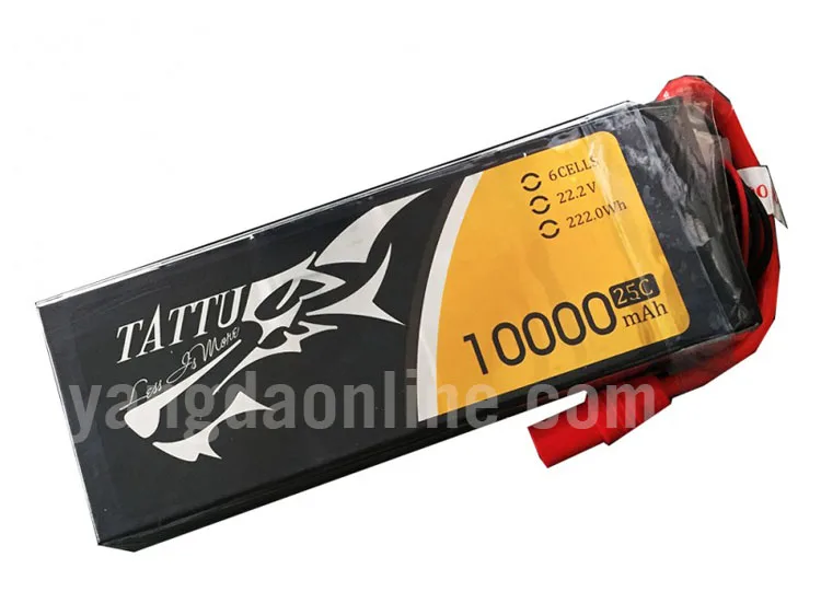 UAV 드론 배터리 10Ah 6S Lipo, 멀티콥터 및 헬리콥터용