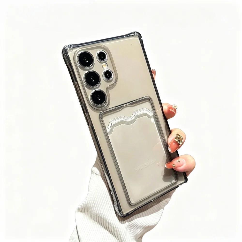 Advanced Clear Card Holder Phone Case - Premium Protective Cover
