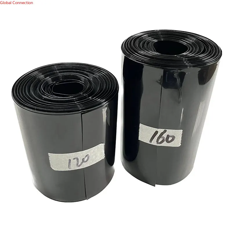 18650/21700 리튬 배터리 팩용 PVC 열 수축 필름, 절연 필름 랩용 열 수축 튜브, 블랙 리튬 배터리, 1kg