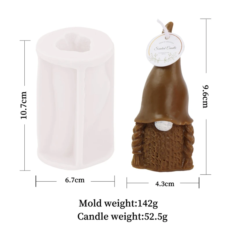 thumbnail image 1 of Molde de silicona para velas con forma de pino giratorio geométrico 3D, suministros para hacer velas de árbol de Navidad, molde de resina para jabón, regalos, manualidades, decoración del hogar, 1 of 5