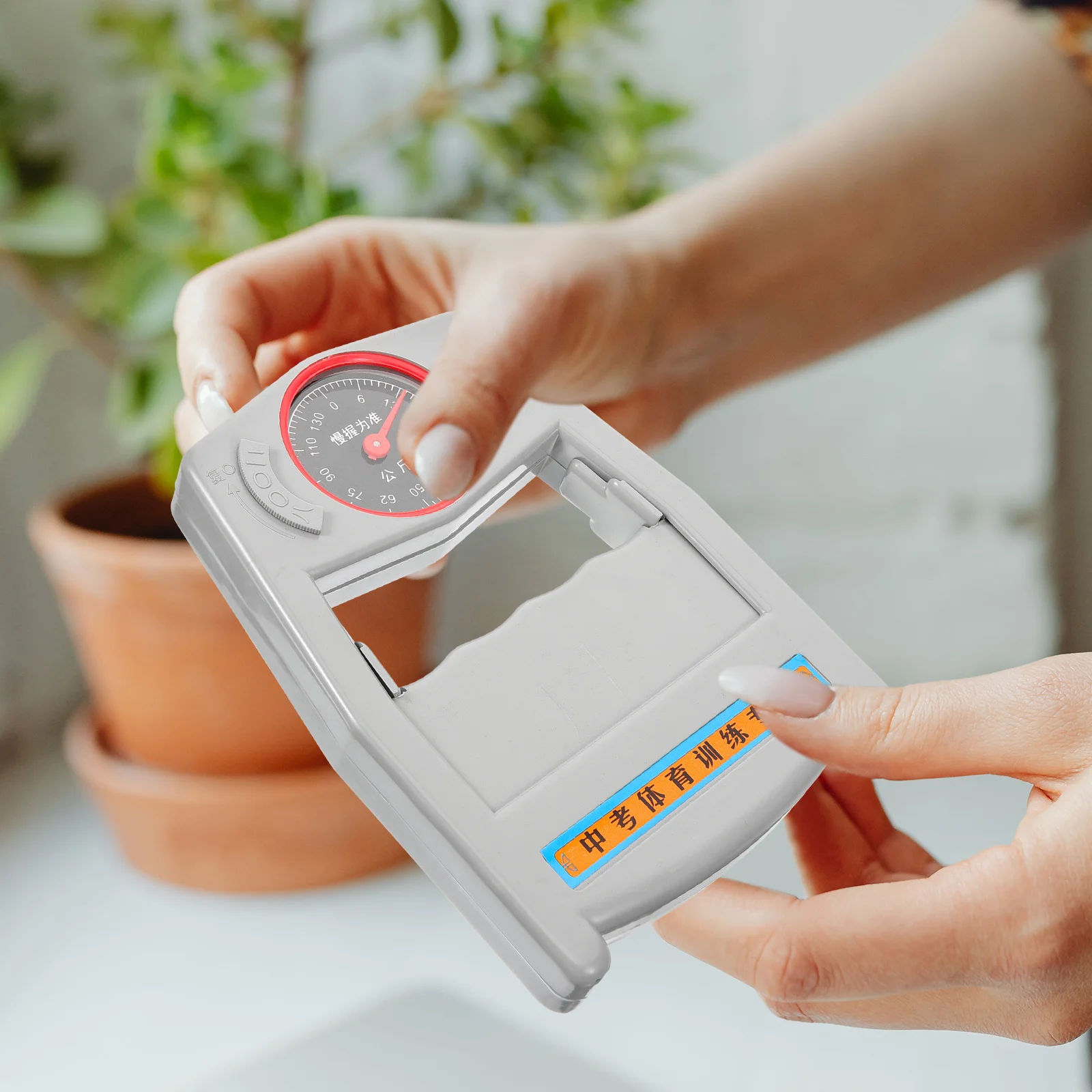 동력계 핸드 그립 테스트 강도 테스터 도구, 체중계 운동기 피트니스 강화기 