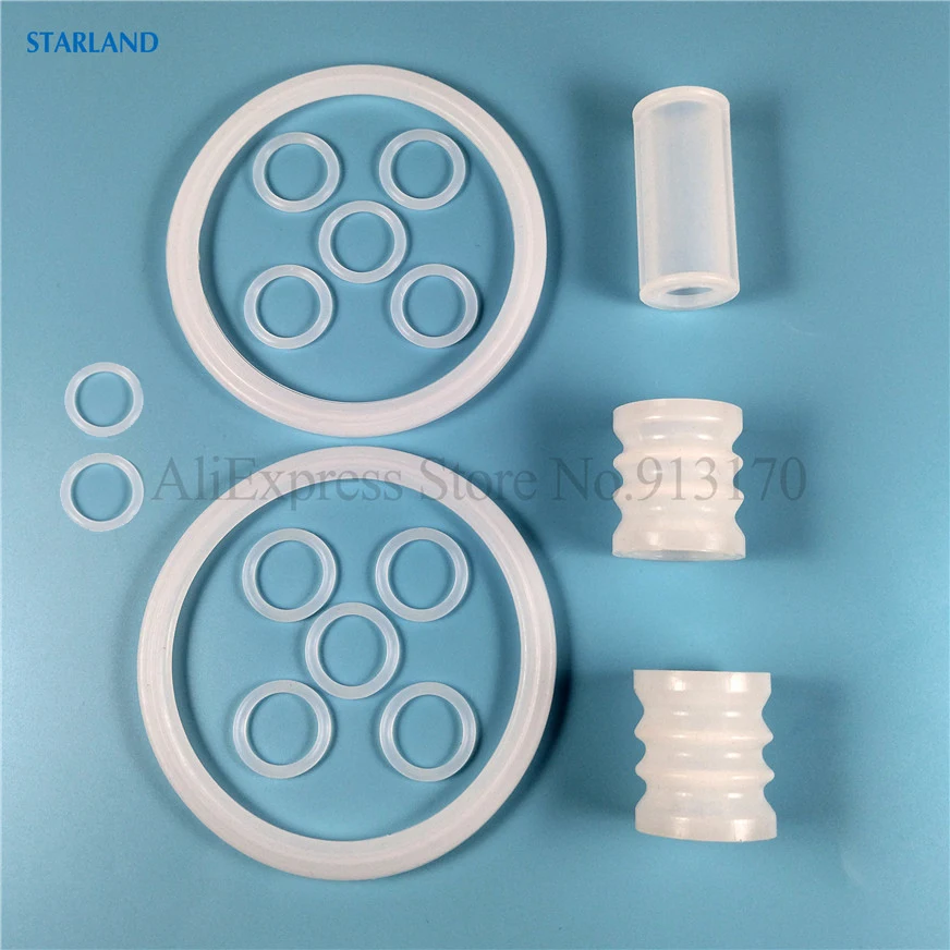 Selagem Circle Gaskets Combinação para Ykf Soft Serve Ice Cream Machines Anéis de Vedação Peças Sobressalentes Vevor Fitting Acessórios 17 Pcs