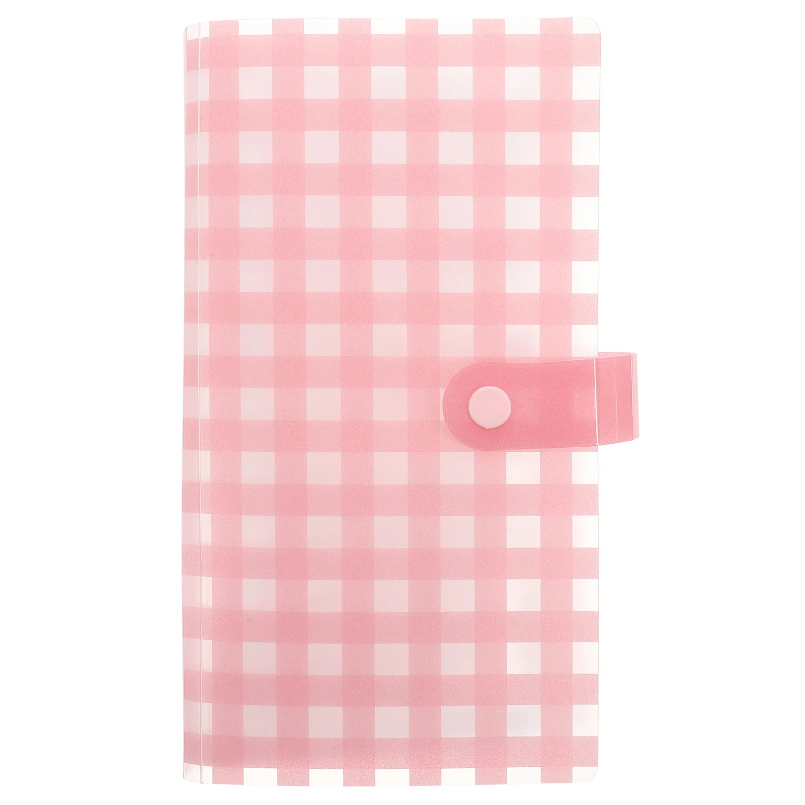 Frosted Portable Professional Photo Mini Photocard Organizer Button Secure Album Folder Solution Cards