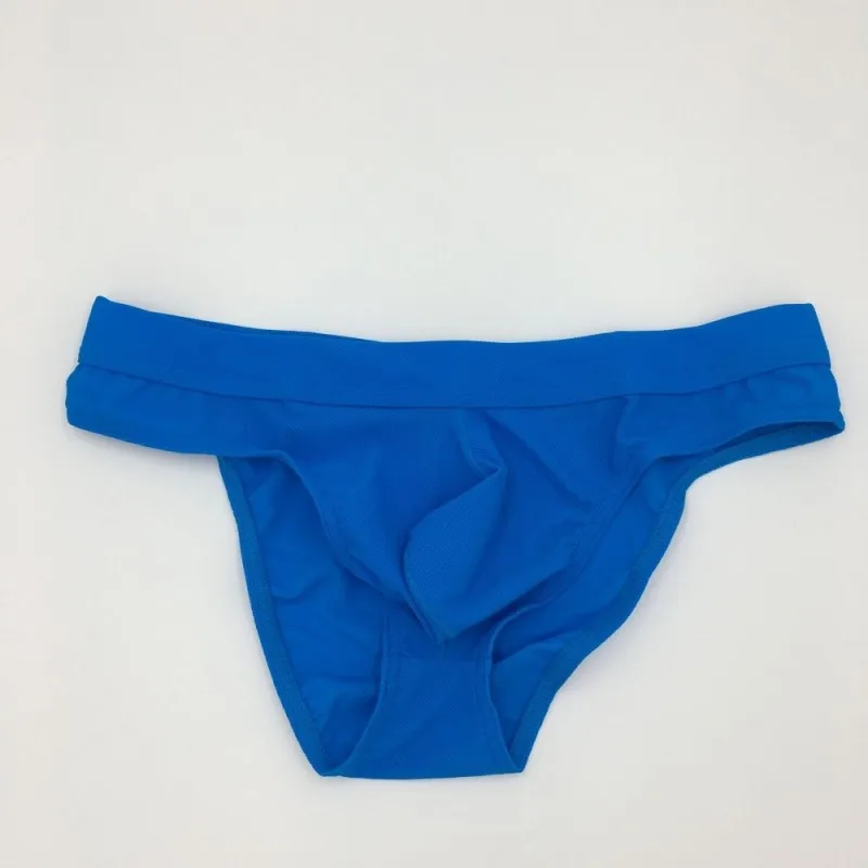 Men's underwear mesh breathable u convex sexy bikini briefs gay sexy underwear  silk panties for men