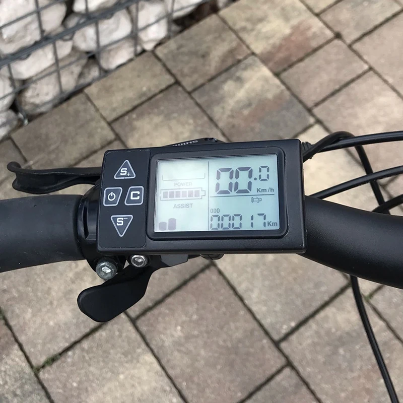 Vélo électrique Panneau d'affichage LCD Port USB Compteur de vitesse 36V  48V