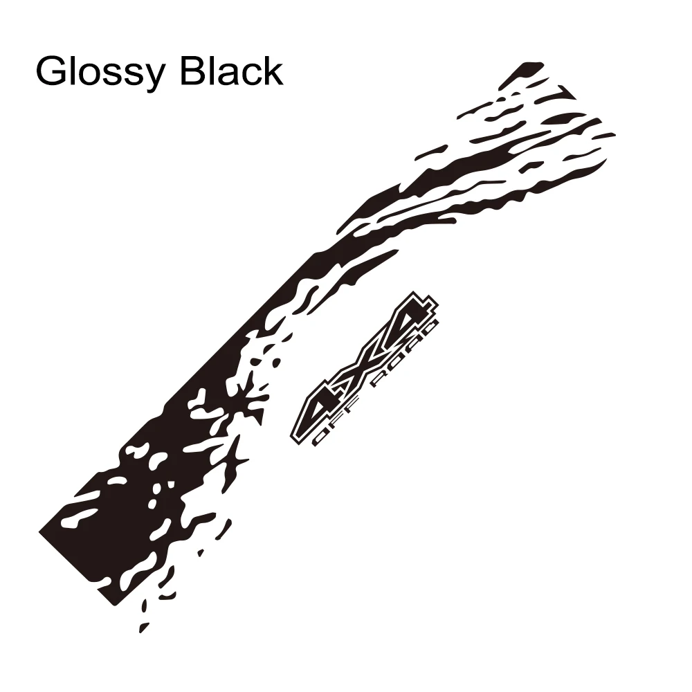 glossy black