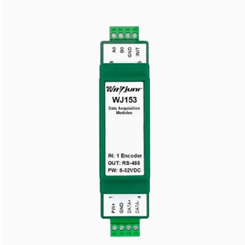 

1 Channel Grating Ruler Magnetic Grating Ruler Encoder 4 Times Frequency Pulse Counter Modbus RTU Module WJ153